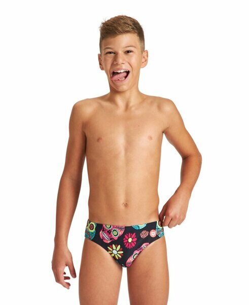 Детские плавки Arena CRAZY SKULLS CARNIVAL JR BRIEF