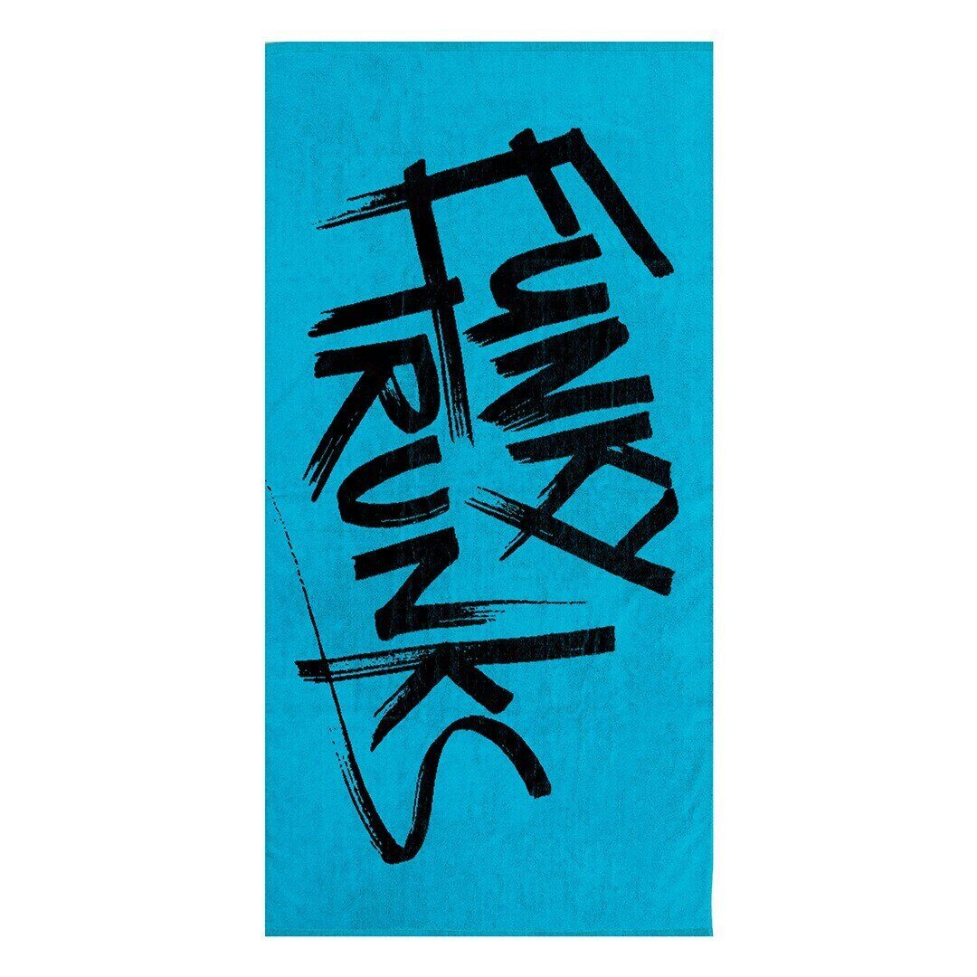 Полотенце Funky tagged blue