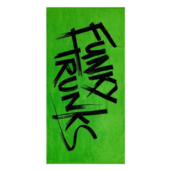 Полотенце Funky tagged green